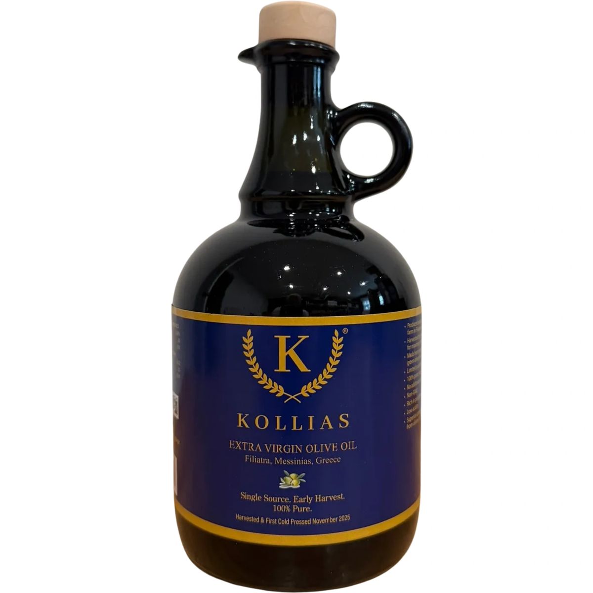 2025 Harvest 750 mL Single Source Early Harvest ExtraVirgin Olive Oil